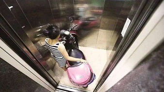 电瓶车进电梯检测