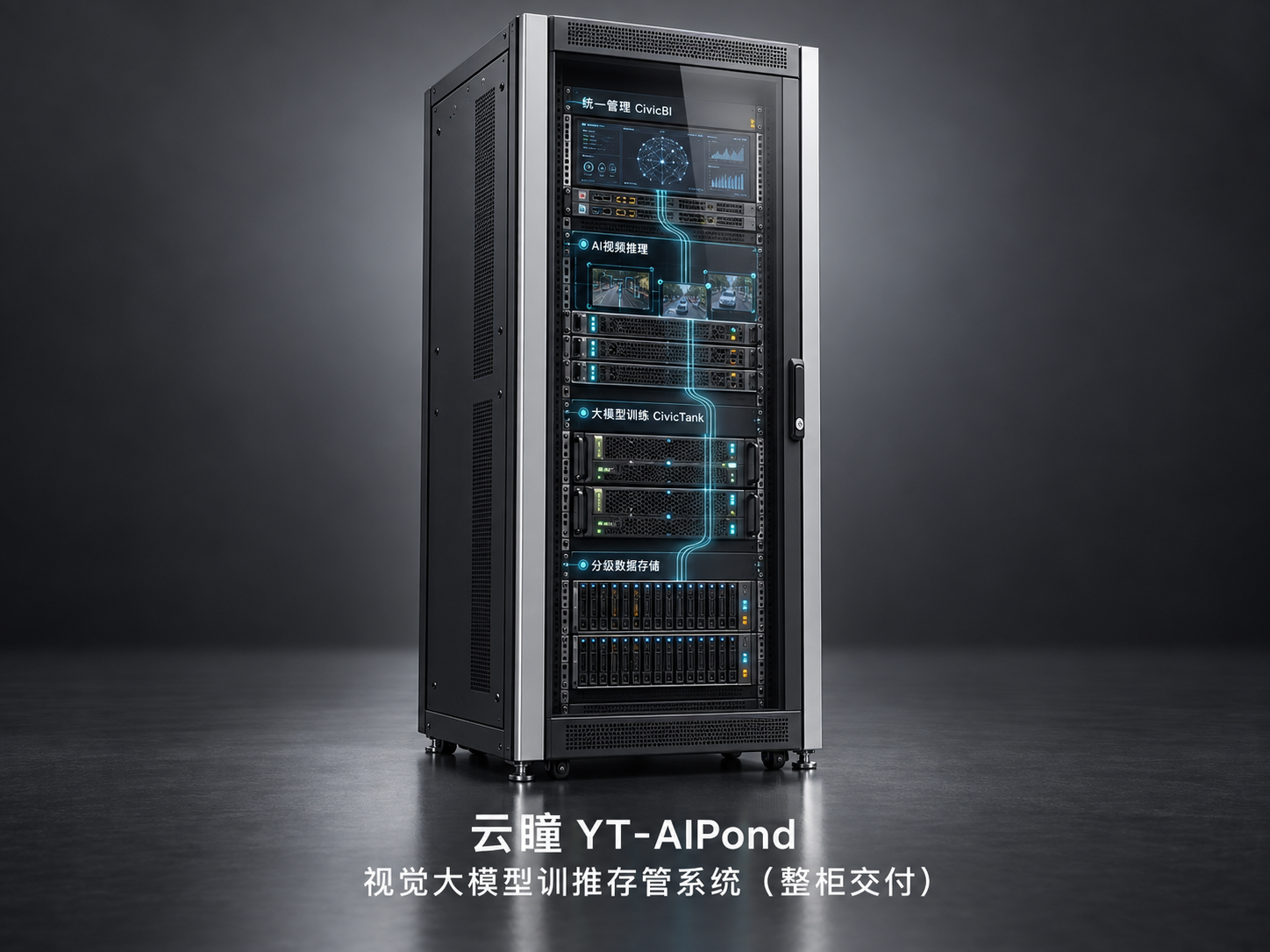 云瞳 YT-AIPond 视觉大模型训推存管系统（整柜交付）